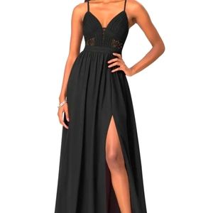 Black Bridesmaid Dress
